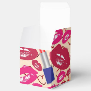 Ballotins Motif de baiser de rouge à lèvres