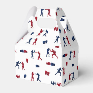 Ballotins Motif de boîte rouge et bleu