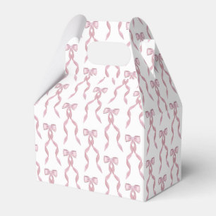 Ballotins Motif de Bow rose Aquarelle