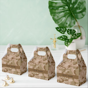 Ballotins Motif de camouflage du désert, Votre nom, Personna