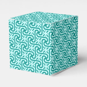Ballotins Motif de carreau égyptien, turquoise et aqua