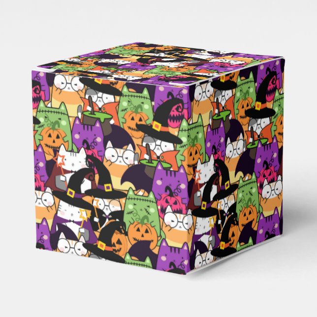 Ballotins Motif de chats Halloween Kawaii (Verso)