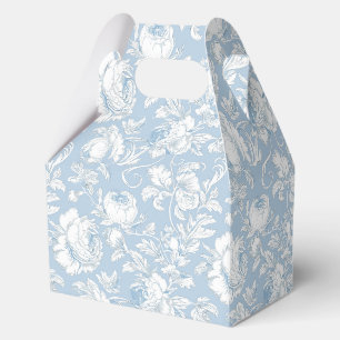 Ballotins Motif de chinoiserie bleu et blanc
