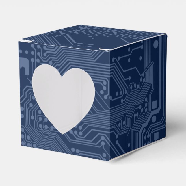 Ballotins Motif de circuit Geek bleu (Verso)