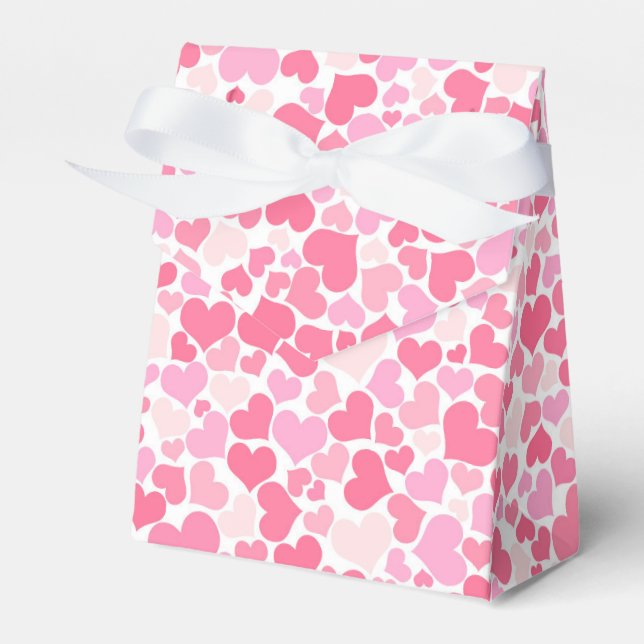 Ballotins Motif de Coeurs roses - Ballotin (Verso)