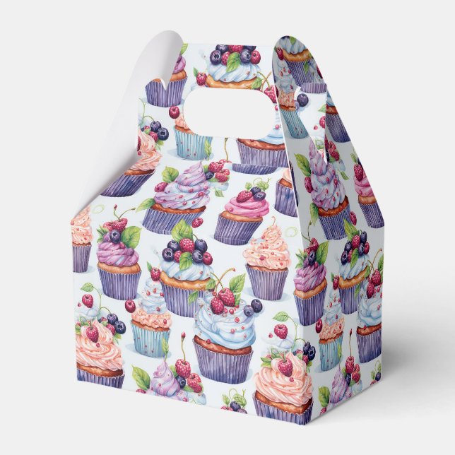 Ballotins Motif de cupcake carrelé (Verso)
