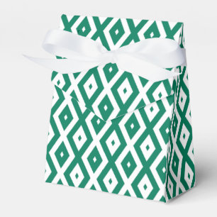 Ballotins Motif de diamant vert et blanc
