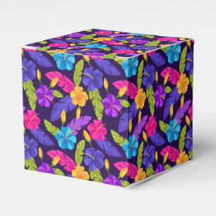 Ballotins Motif de feuilles et fleurs tropicales-23857