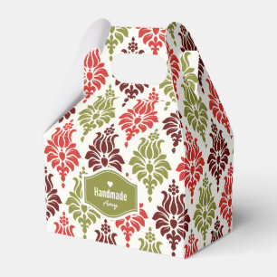 Ballotins Motif de flocon de neige de Noël rouge personnalis