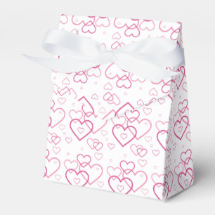 Ballotins Motif de formes de cœur roses - Saint-Valentin