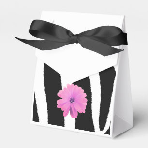 Ballotins Motif de fourrure de zèbre avec fleur