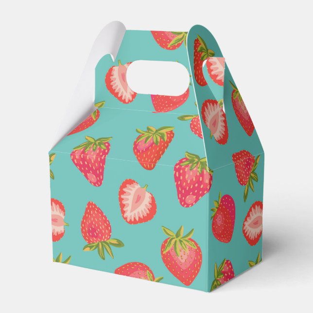 Ballotins Motif de fraises (Verso)