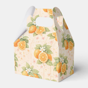 Ballotins Motif de fruits orange à l'aquarelle