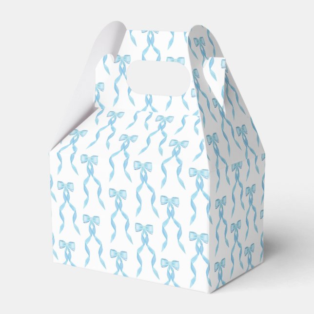 Ballotins Motif de la Bow Bleue Aquarelle (Verso)