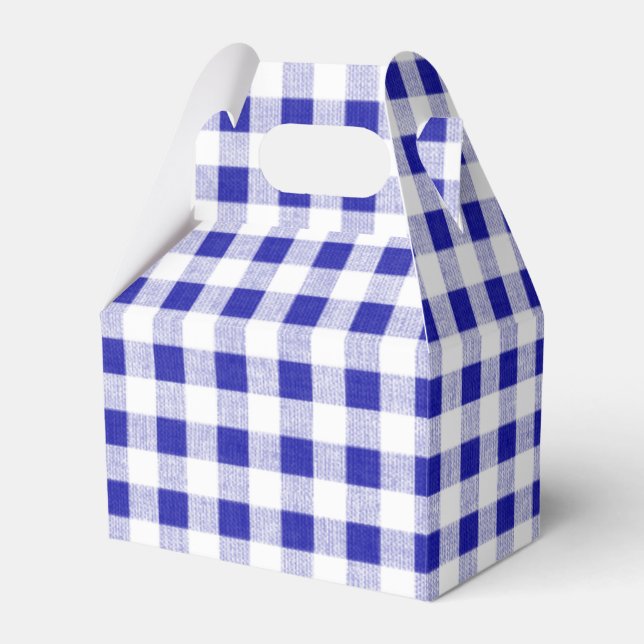 Ballotins Motif de la marine bleu blanc En vichy (Verso)
