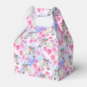Ballotins Motif de licornes et de roses