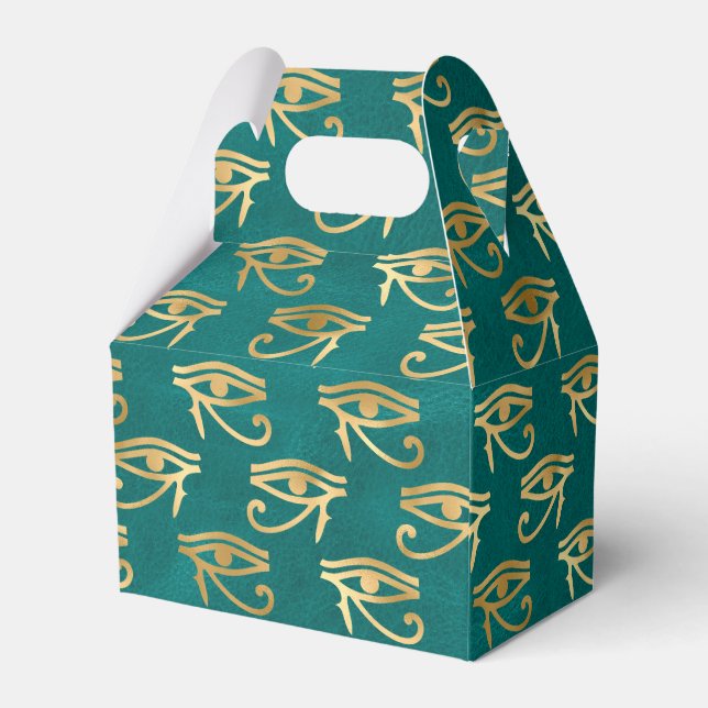Ballotins Motif de l'oeil d'or égyptien de Horus (Arrière)