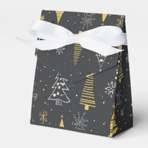 Ballotins Motif de Noël décoratif dessiné main