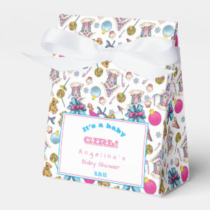 Ballotins Motif de Noël rose et bleu personnalisé