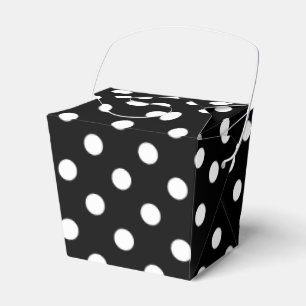 Ballotins Motif de pois noir et blanc
