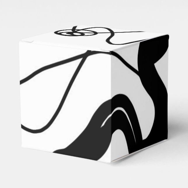 Ballotins Motif de rétention : Abstrait noir, blanc, gris et (Verso)