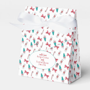 Ballotins Motif de Sucre de canne de Noël personnalisé