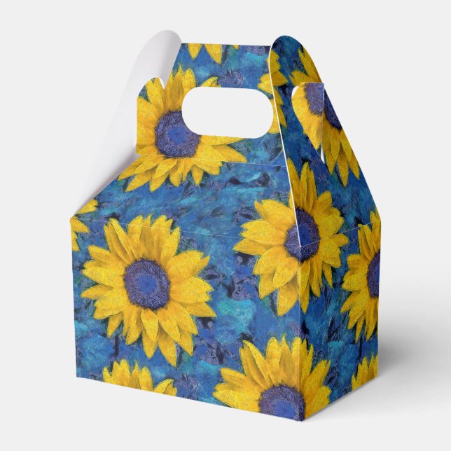 Ballotins Motif de tournesols (Verso)