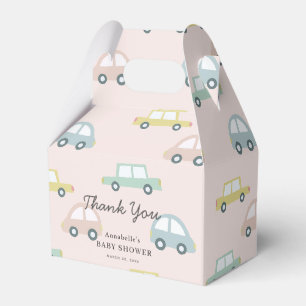 Ballotins Motif de voiture Pink Girl Baby shower Ballotin