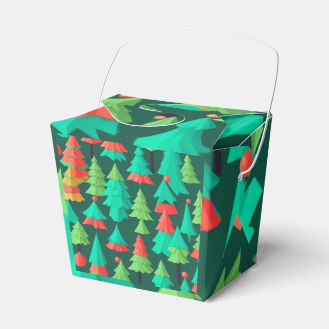 Ballotins Motif des arbres de Noël (Verso)