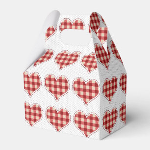 Ballotins Motif des coeurs et des points rouges mignons