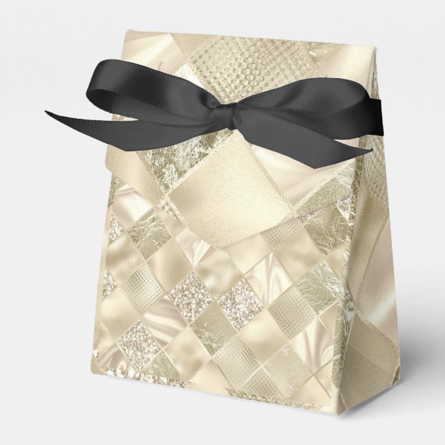 Ballotins Motif Diamant Couleur Champagne (Verso)