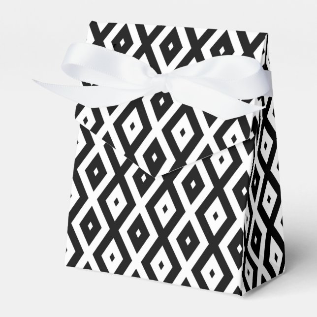 Ballotins Motif diamant noir et blanc (Verso)