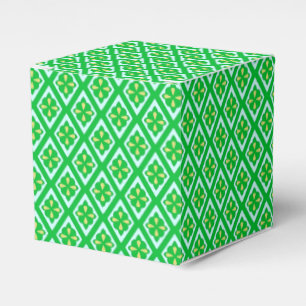 Ballotins Motif diamant - vert émeraude et aqua