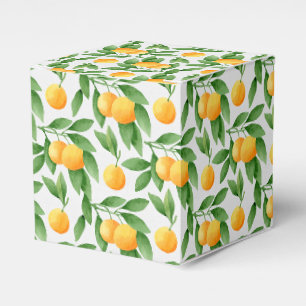 Ballotins Motif d'oranges ou de mandarines d'aquarelle