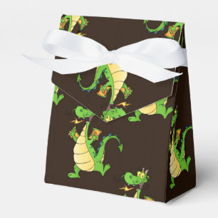 Ballotins Motif Dragon Carton Vert