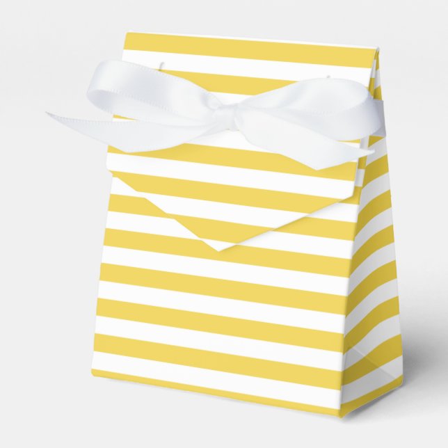 Ballotins Motif en bande jaune et blanc (Verso)
