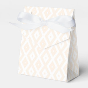 Ballotins Motif en diamant beige et blanc