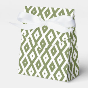 Ballotins Motif en diamant vert et blanc