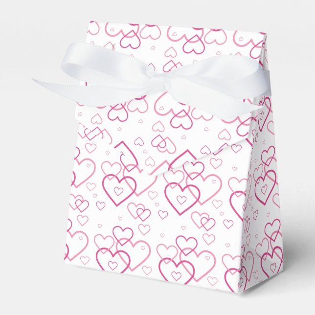 Ballotins Motif en forme de coeur rose - Saint-Valentin (Verso)