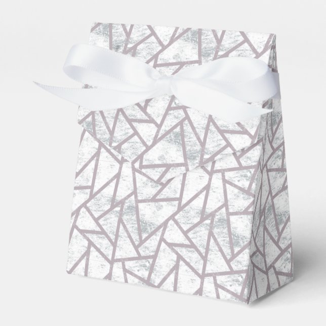 Ballotins Motif en mosaïque gris pâle (Verso)