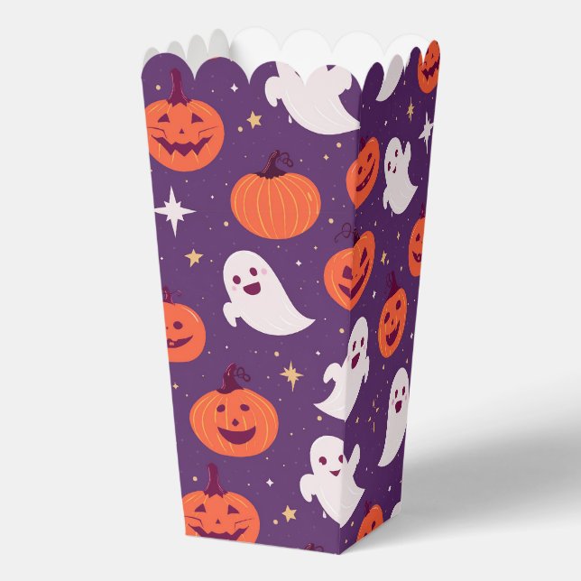 Ballotins Motif fantôme Halloween Jack-o'-lantern (Recto)