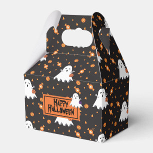 Ballotins Motif fantôme mignon Halloween Ballotin noir