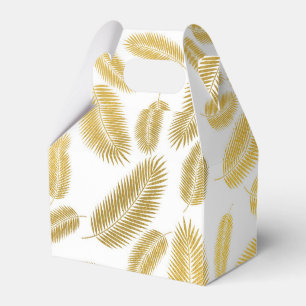 Ballotins Motif Feuille Faux Gold Palm
