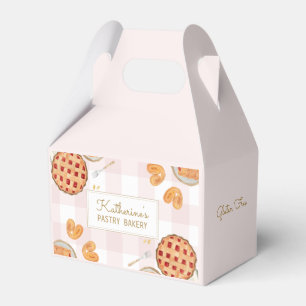 Ballotins Motif Gingham Pâtisseries Aquarelle Boulangerie 