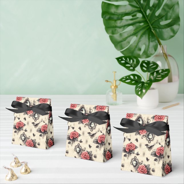 Ballotins Motif gothique noir et rouge (Multiple)