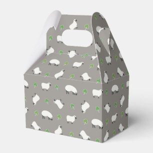 Ballotins Motif irlandais de shamrock et de moutons