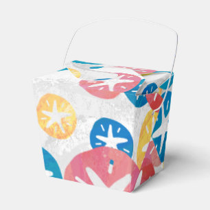 Ballotins Motif jaune rouge bleu Dollar de Sable