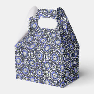 Ballotins Motif mandala islamique ancien bleu