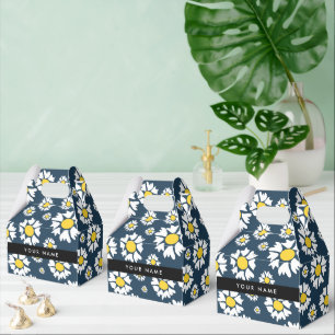 Ballotins Motif Marguerite, Marguerites Blanches, Votre Nom