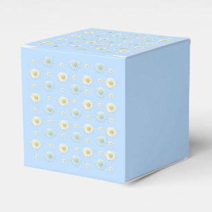 Ballotins Motif marguerrier sur arrière - plan bleu clair